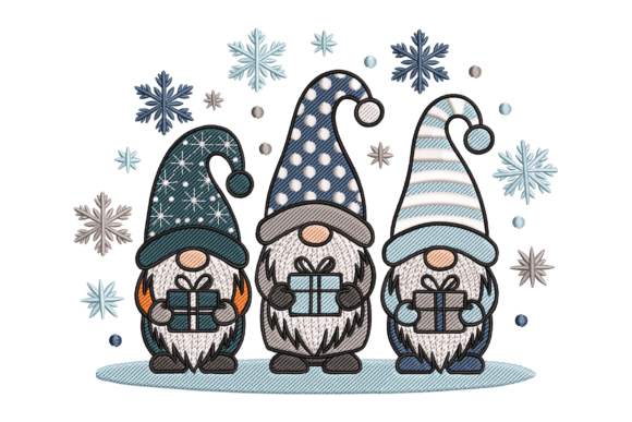 Christmas Gnome Trio Design Review