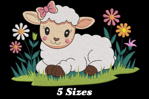 Cute Lamb: A Seasonal Embroidery Review