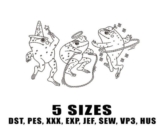 Dancing Frogs: A Seasonal Embroidery Review