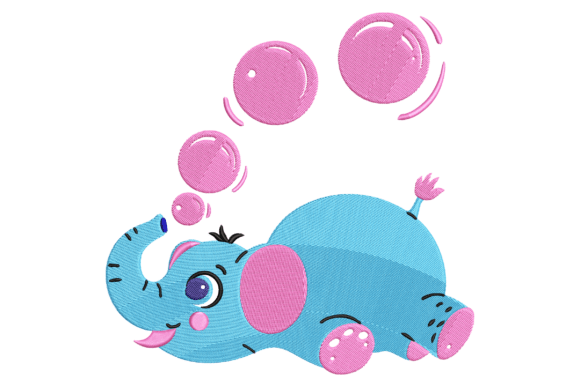 Elephant with Bubbles Review for Boutique Apparel