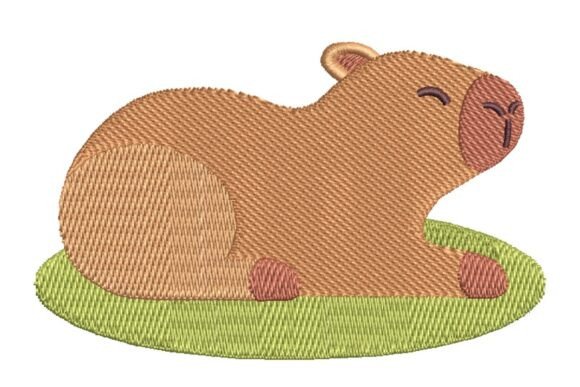 Lazy Capybara Embroidery Review for Real Projects