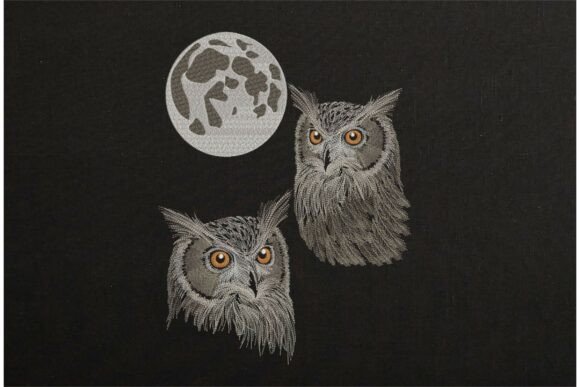 Realistic Bird Owl Moon Review for Craft Fairs