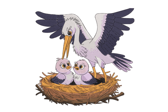 Review: Loving Stork Embroidery Design for Real Projects