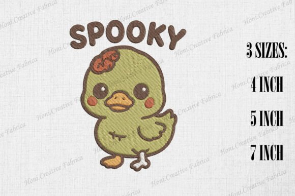 Spooky Halloween Cute Zombie Duck