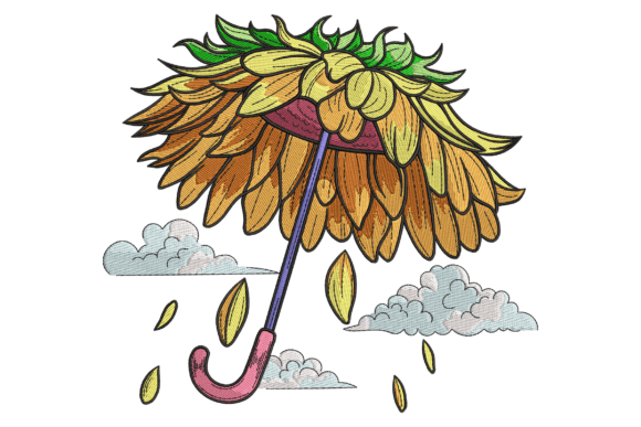 Sunflower Umbrella Embroidery Review for Real Projects